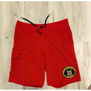 WATER SAFETY Red board shorts 30”Waist
NWOT